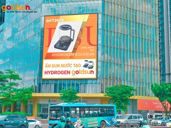 GOLDSUN XUẤT HIỆN TẠI BIỂN QUẢNG CÁO MÀN HÌNH LED LỚN NHẤT VIỆT NAM